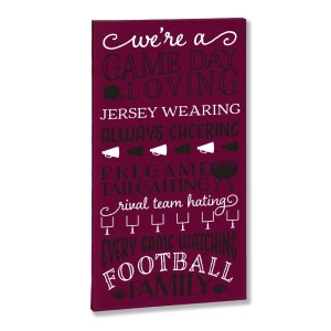 "Game Day Loving" MS State canvas