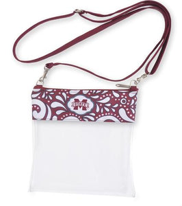 Clear Game Day Crossbody- Mississippi State