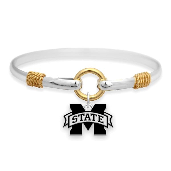 MSU logo bangle bracelet