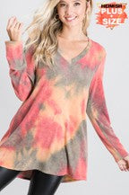 Tie Dye Print Top