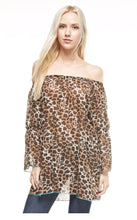 Leopard print top