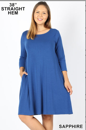 Sapphire Flare Dress